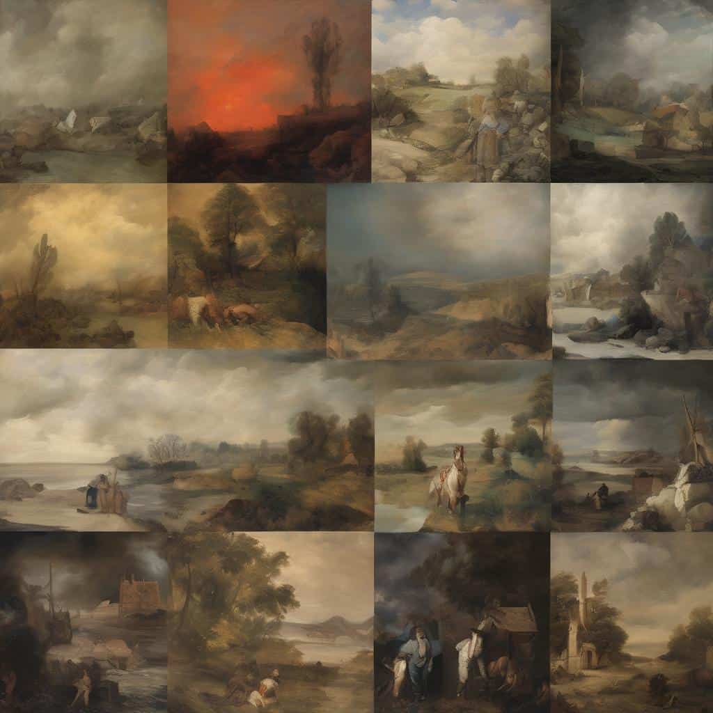 Ο πίνακας ζωγραφικής με τοπίο από σύγχρονους καλλιτέχνες, απογειώνει την τέχνη και το φυσικό περιβάλλον.